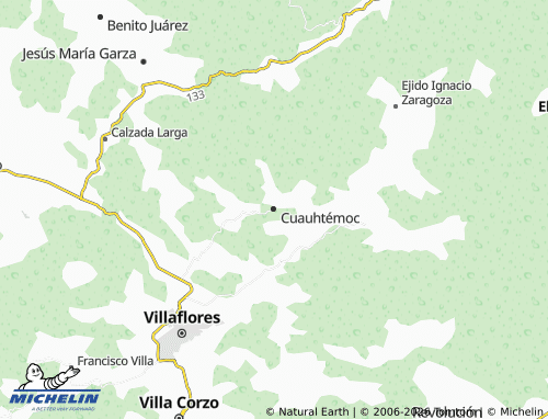 Mappa MICHELIN Cuauhtémoc - ViaMichelin