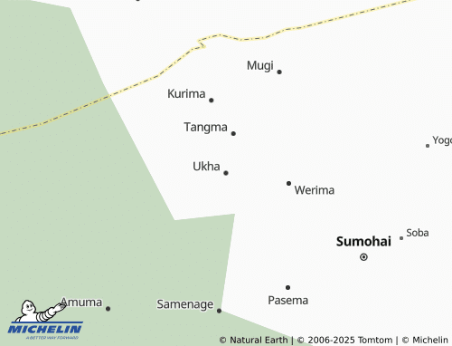 MICHELIN Ukha map - ViaMichelin