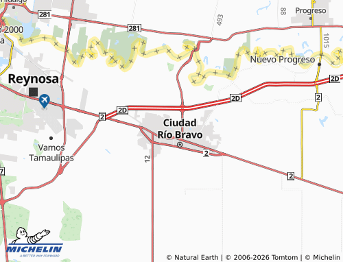Mappa MICHELIN Colonia Benito Juárez - ViaMichelin
