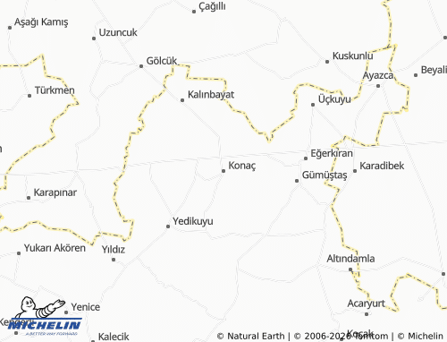 MICHELIN Konaç map - ViaMichelin