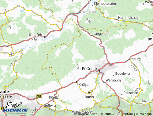 MICHELIN-Landkarte Herschdorf - ViaMichelin