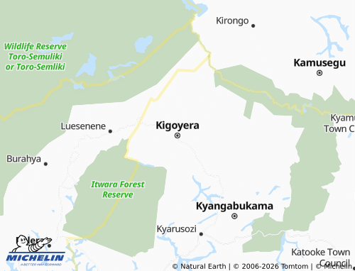 MICHELIN Kigoyera map - ViaMichelin
