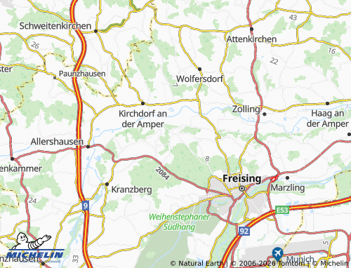 MICHELIN Wippenhausen map - ViaMichelin