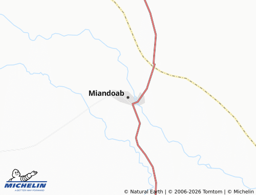 Mapa MICHELIN Miandoab - ViaMichelin