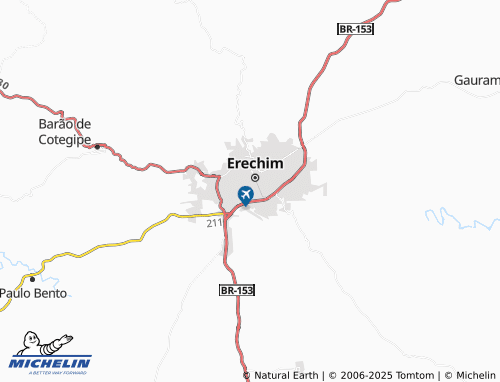 MICHELIN São Cristóvão map - ViaMichelin