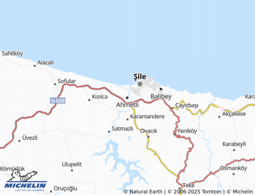 MICHELIN Ahmetli map - ViaMichelin