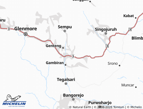 Mapa MICHELIN Genteng Wetan - ViaMichelin
