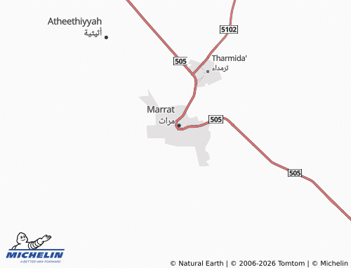 MICHELIN-Landkarte al-Hazm - ViaMichelin