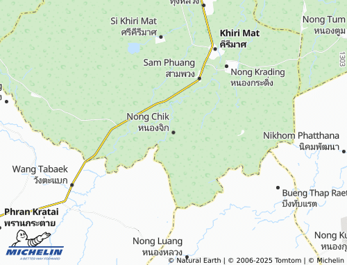 MICHELIN Nong Chik map - ViaMichelin
