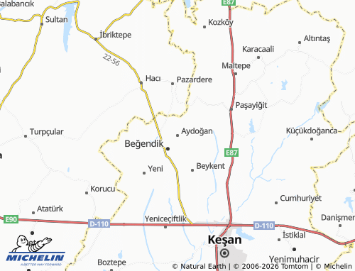 Mappa MICHELIN Aydoğan - ViaMichelin