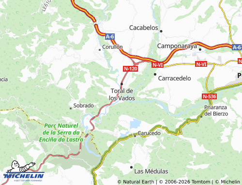 MICHELIN Barrio de la Vega map - ViaMichelin