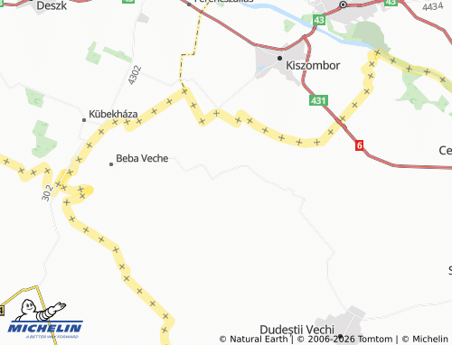 Mappa MICHELIN Cherestur - ViaMichelin