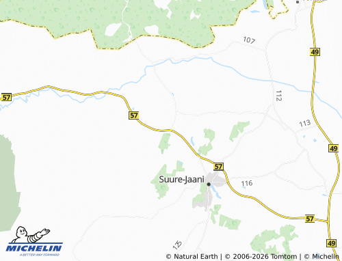 Mapa MICHELIN Põhjaka - ViaMichelin