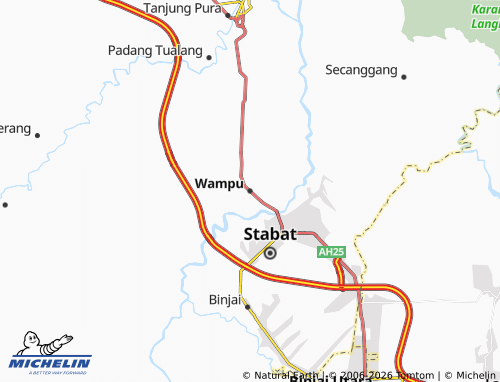 MICHELIN Wampu map - ViaMichelin