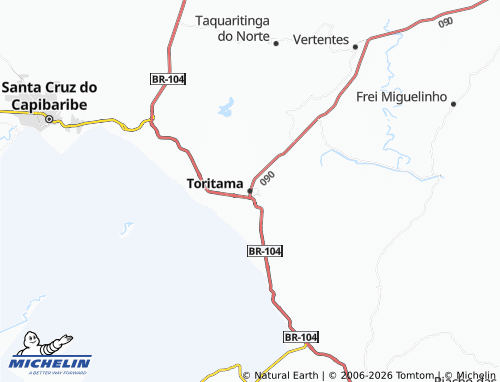 Carte MICHELIN Toritama - ViaMichelin