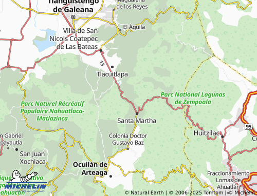 Mapa MICHELIN Coyoltepec - ViaMichelin