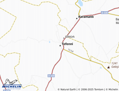 MICHELIN-Landkarte Yenice - ViaMichelin