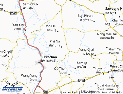 MICHELIN Plai Na map - ViaMichelin