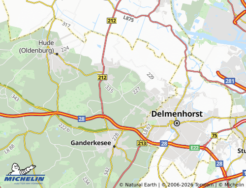 MICHELIN Stenum map - ViaMichelin