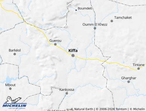 MICHELIN Kiffa map - ViaMichelin