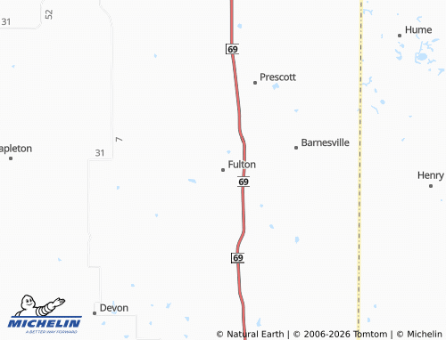 Mappa MICHELIN Fulton - ViaMichelin
