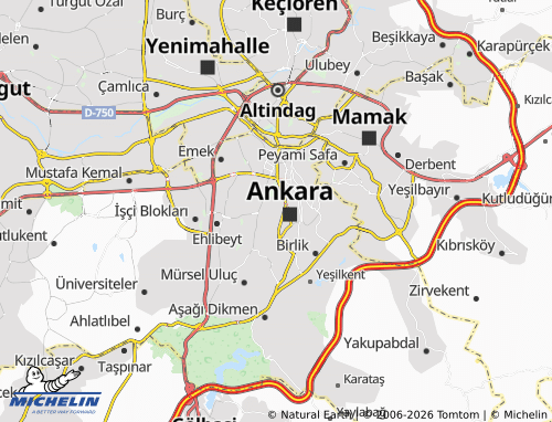 Mappa MICHELIN Güvenevler - ViaMichelin