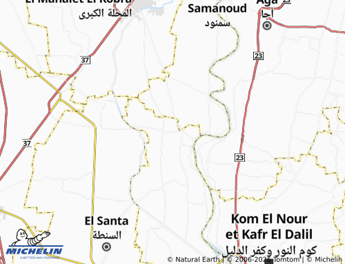 Mappa MICHELIN Shubra Malas - ViaMichelin