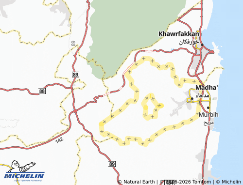 MICHELIN Shees map - ViaMichelin