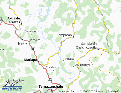 MICHELIN-Landkarte Totomoxtla - ViaMichelin