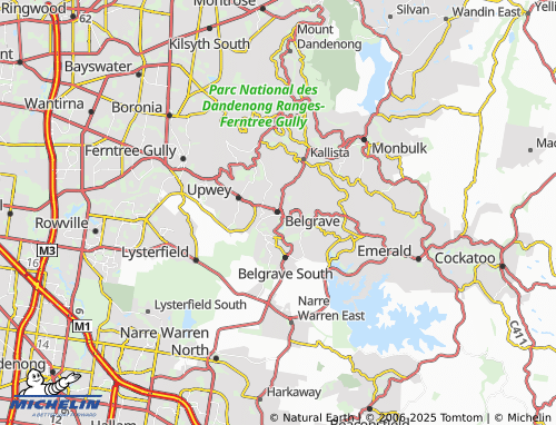 MICHELIN Belgrave map - ViaMichelin