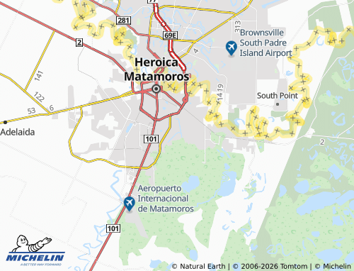 Mapa MICHELIN Solidaridad - ViaMichelin