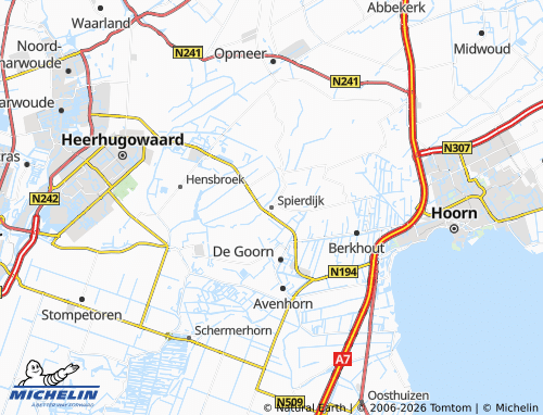Mapa MICHELIN Spierdijk - ViaMichelin