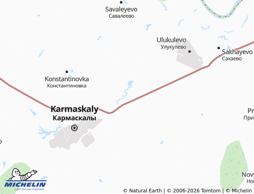 MICHELIN-Landkarte Ural - ViaMichelin