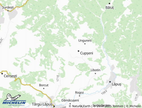 MICHELIN Costeni map - ViaMichelin