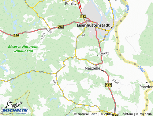 Carte MICHELIN Möbiskruge - ViaMichelin