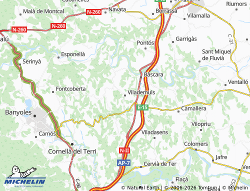 Carte MICHELIN Vilademuls - ViaMichelin