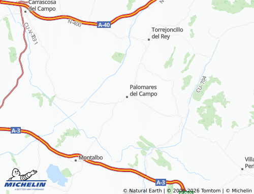 MICHELIN Palomares del Campo map - ViaMichelin