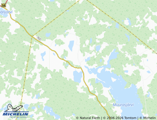 Carte MICHELIN Partala - ViaMichelin