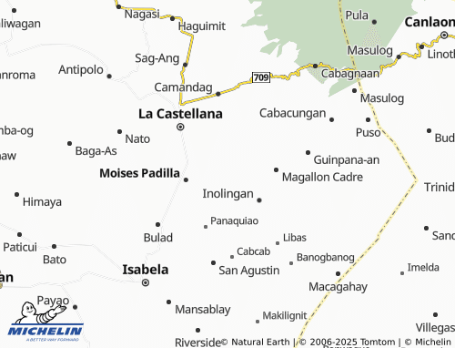MICHELIN Odiong map - ViaMichelin