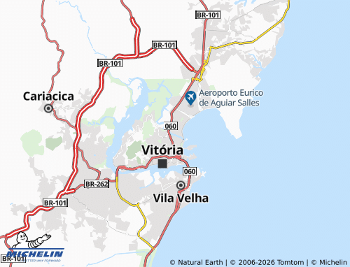 Mapa MICHELIN Ponta de Camburi - ViaMichelin