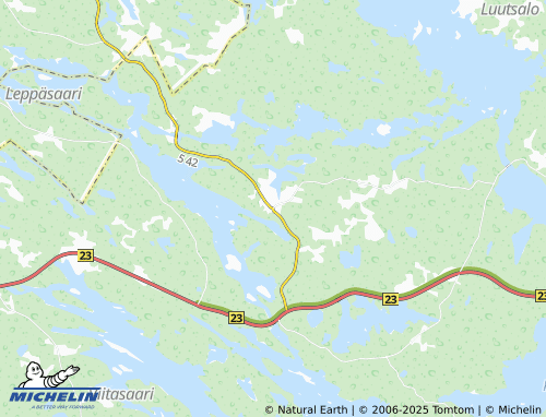 MICHELIN Varistaipale map - ViaMichelin