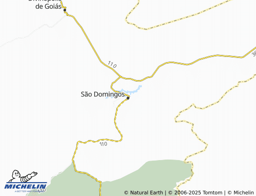 MICHELIN-Landkarte São Domingos - ViaMichelin