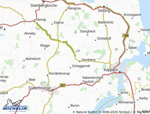 MICHELIN Arrild map - ViaMichelin