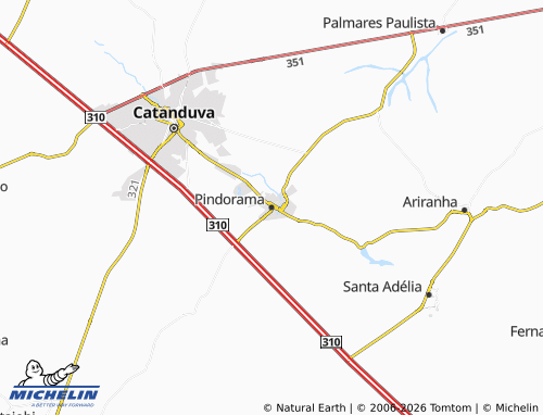 Carte MICHELIN Pindorama - ViaMichelin