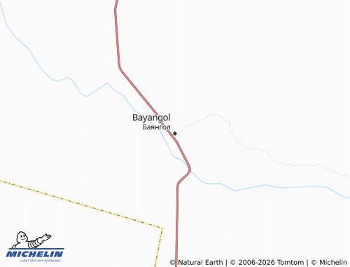 MICHELIN Bayangol map - ViaMichelin