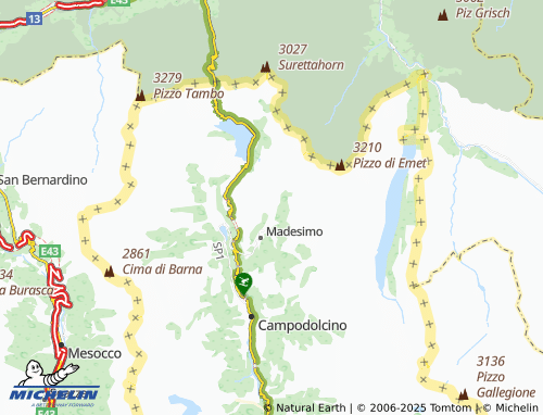 MICHELIN Casone map - ViaMichelin
