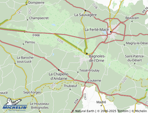 MICHELIN Le Haut Coudray map - ViaMichelin