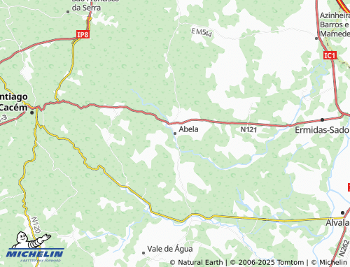MICHELIN Abela map - ViaMichelin