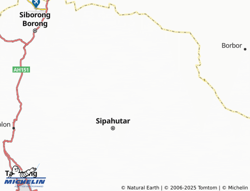 MICHELIN Sabungan Nihuta III map - ViaMichelin