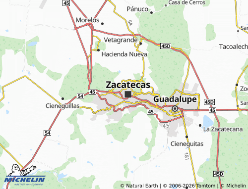 Mappa MICHELIN Sierra de Alíca - ViaMichelin